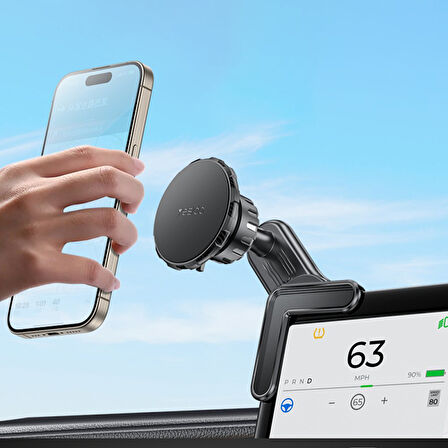 Yesido C212 MagSafe Araç İçi Telefon Tutucu - Siyah