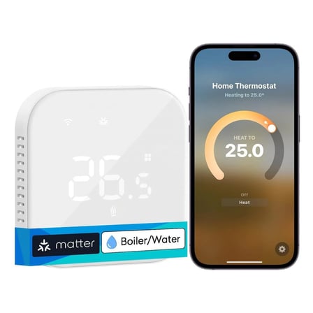 Meross Akıllı Termostat Matter MTS215B (Apple Home Destekli)