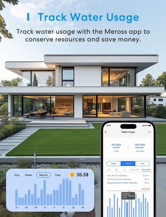 Meross Akıllı Sulama Zamanlayıcı MST100 (Apple Home Destekli)
