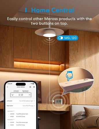 Meross Akıllı Sıcaklık ve Nem Sensörü MS130 (Apple Home Destekli)