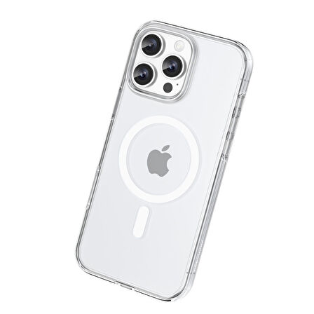 Keephone Non Yellow iPhone 16 Pro Max MagSafe Kılıf - Şeffaf