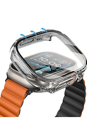 Keephone Air Armor Watch 46mm Camlı Ekran Koruyucu - Şeffaf