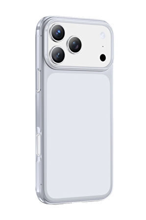 Keephone X-Crystal Slim iPhone17 Pro MagSafe Kılıf - Natural Grey