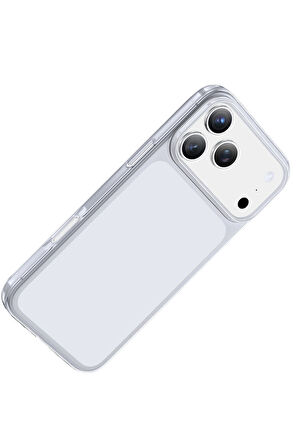 Keephone X-Crystal Slim iPhone17 Pro MagSafe Kılıf - Natural Grey