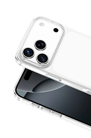 Keephone X-Crystal Slim iPhone17 Pro MagSafe Kılıf - Şeffaf