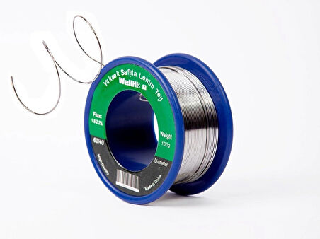Lehim Teli WellHise 1,0 mm 100 gr %60 KALAY / %40 KURSUN Lehim Teli