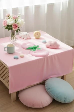 Miniso Lisanslı Çilek Serisi Pembe Battaniye – 150 cm Yumuşak Koltuk Yatak Örtüsü