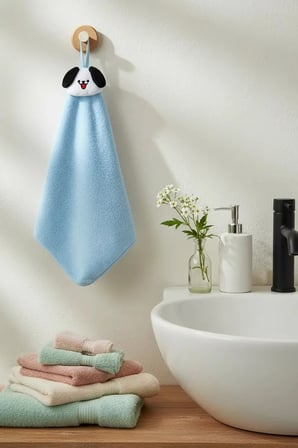 Miniso Lisanslı TUTOGOU Serisi Tuto El Havlusu – 30 cm Kare Mutfak Banyo Havlusu