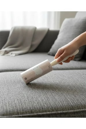 Miniso Lisanslı Hayvan Serisi Tüy Toplayıcı Rulo – 60 Yaprak Bej Kıyafet Kumaş Temizleyici