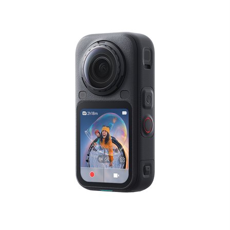 Insta360 X6 Standard Bundle 8K 50 FPS 360° Aksiyon Kamerası, Çift 1/1.1 İnç Sensör, 120 MP, Dolby Vision - Midnight Black