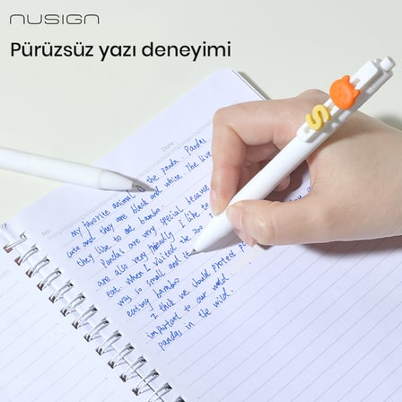 NUSIGN ENS888-1BL Jel Kalem 0,5 mm Mermi Uç – Mavi