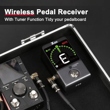 Xvive XV-P58R 5.8Ghz Akort Aletli Receiver Pedal - Siyah