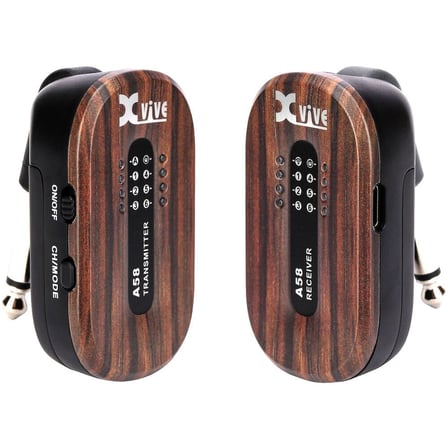 Xvive A58RW 5.8GHz Gitar Telsiz Sistemi Rosewood