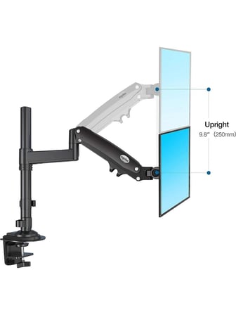 North Bayou H180 Siyah 17-27 inç İki Kollu Amortisörlü Monitör Standı