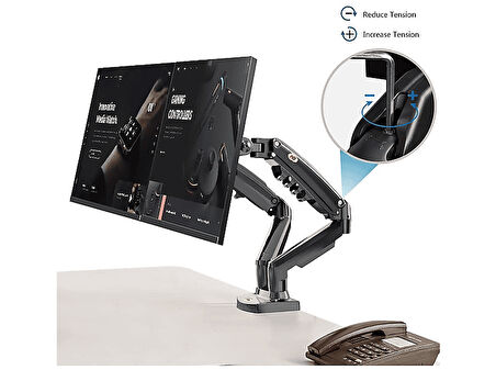 DAYTONA NB Northbayou F160 17-27" Çift Kol 2-9 kg Amortisörlü Monitör Standı