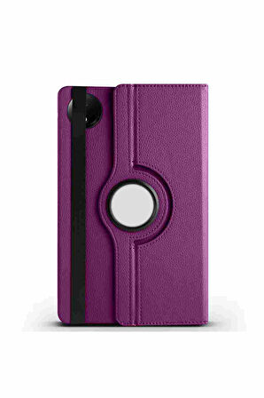 Xiaomi Redmi Pad SE Uyumlu 8.7 inç Fuchsia 360 Dönebilen Standlı Kılıf