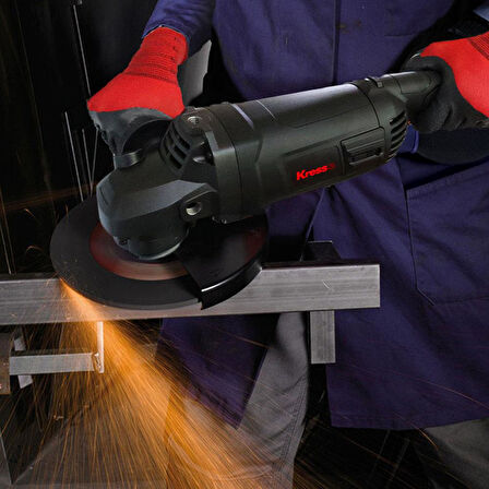 Kress KUS35P 2200Watt 230mm Profesyonel Büyük Taşlama 