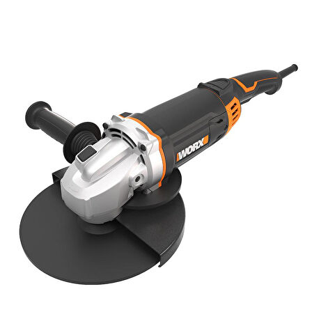 Worx WX709 2350Watt 230mm Profesyonel Dönebilir Tutma Kollu Büyük Taşlama 