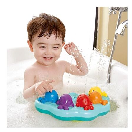 Müzikli Balina Çeşmesi - Banyo Oyuncağı