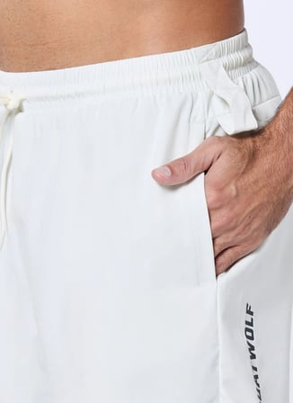 Squatwolf ML035100223 Foundation 5 Shorts Beyaz Erkek Şort