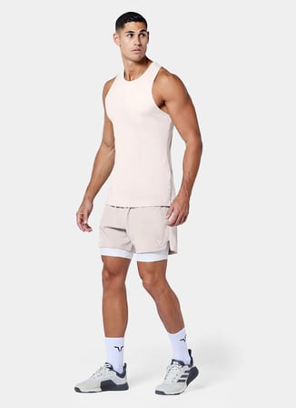 Squatwolf ML042230914 Foundation 2-In-1 5 Sh Bej Erkek Şort