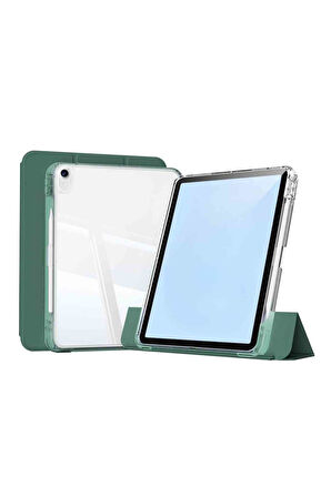 iPad Air 11 Uyumlu 4/5/6 Nesil M2/M3 Airbagli Manyetik Ayrılabilen Fuchsia Sliding Tablet Kılıfı