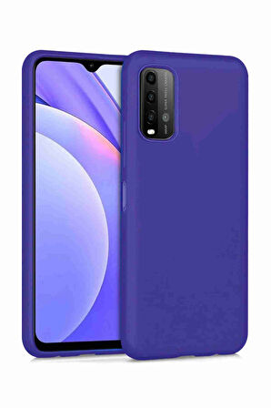 Redmi 9T Uyumlu Nano İçi Kadife Silikon Fuchsia Telefon Kılıfı