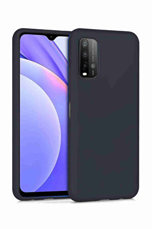Redmi 9T Uyumlu Nano İçi Kadife Silikon Fuchsia Telefon Kılıfı