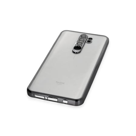 Xiaomi Redmi Note 8 Pro Kılıf Razer Lensli Silikon - Siyah
