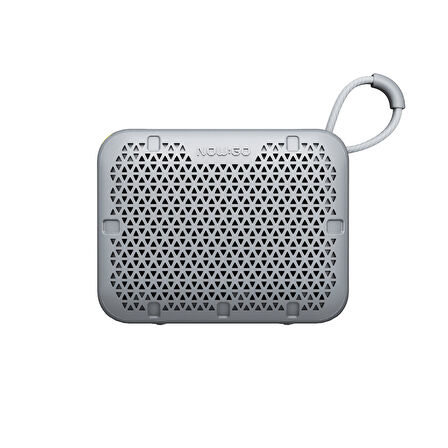 NowGo Stone M1 5W Su Geçirmez Taşınabilir Bluetooth 5.4 Hoparlör Gri