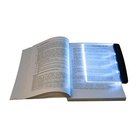 By Nevser® Kitap Arası Okuma Işığı Led Panel Kitap Okuma Lambası