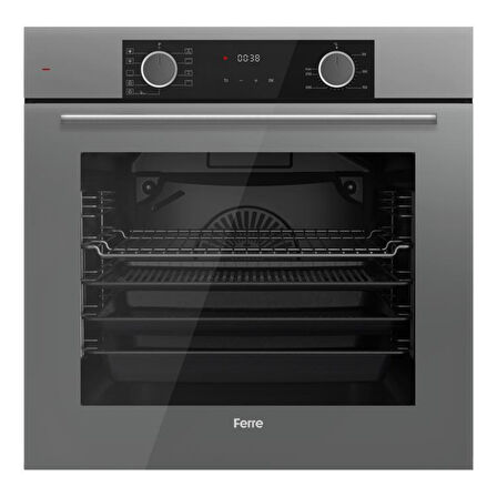 Ferre  FryArt Serisi SilenArt  Vitroseramik Elektrikli  Ankastre Set ( XE63CPR + MS261 + D082 -SA)