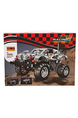 232 Parça Metal Heyecanı: BLX Racing Metal Yarış Arabası