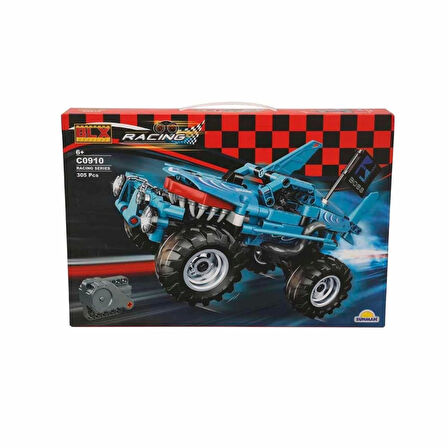 Nessiworld BLX Racing Boss Shark Yarış Arabası 305 Parça Mini Lego