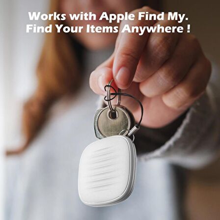 Vingnut Bluetooth Takip Cihazı Smart Tracker Beyaz APPLE MFI Uyumlu Smart Tag