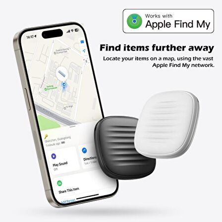 Vingnut Bluetooth Takip Cihazı Smart Tracker Beyaz APPLE MFI Uyumlu Smart Tag