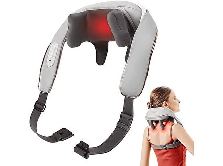 SKG H5 Mini Taşınabilir Omuz ve Boyun Masaj Aleti, 6D Shiatsu Masaj Terapisi, Termoterapi