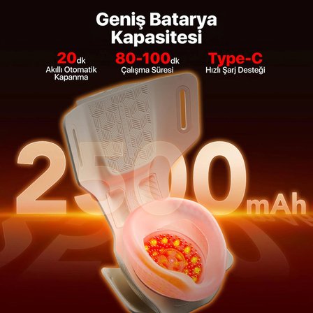 SKG WS500 Isıtmalı Diz Masaj Aleti | Titreşimli & 3D Yoğurma Masajı | 5 Masaj Modu | 3 Isı Seviyesi | Kablosuz Diz Masaj Cihazı | Kadın & Erkek | Ev ve Ofis Kullanımı