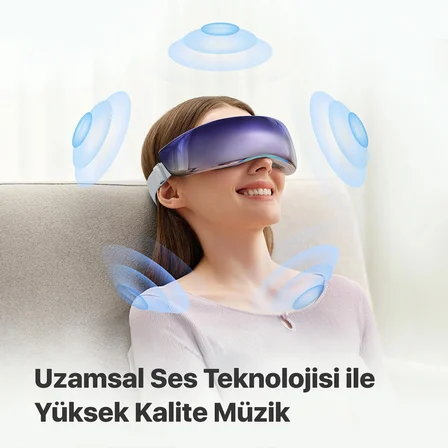SKG KS700-E Soğuk & Sıcak Kompresli Göz Masaj Aleti | Titreşim + Hava Basıncı | Bluetooth Ses Terapisi | Akıllı Uygulama Destekli | Premium Göz Bakımı