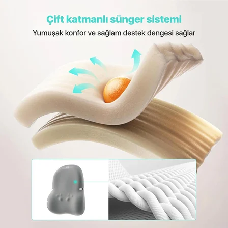 SKG TS700 Kablosuz Sırt ve Bel Masaj Aleti | 4D Shiatsu Tüm Sırt Masajı | 40 cm Ultra Uzun Gövde | Hızlı Isıtma (45–55°C) | Ultra İnce Tasarım | Type-C Şarj | Ev & Ofis Kullanımı