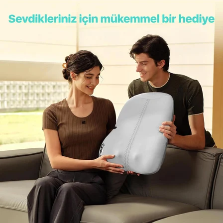 SKG TS700 Kablosuz Sırt ve Bel Masaj Aleti | 4D Shiatsu Tüm Sırt Masajı | 40 cm Ultra Uzun Gövde | Hızlı Isıtma (45–55°C) | Ultra İnce Tasarım | Type-C Şarj | Ev & Ofis Kullanımı