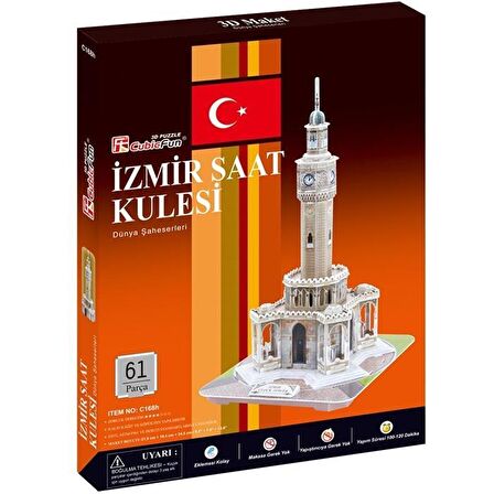 Cubic Fun Şehir / Yapı 61 Parça Yetişkin Puzzle