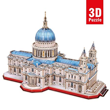 3D Puzzle Aziz Paul Katedrali 643 Parça 3D Puzzle Aziz Paul Katedrali