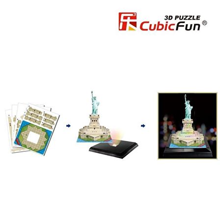 3D Puzzle Özgürlük Anıtı 37 Parça