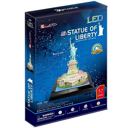 3D Puzzle Özgürlük Anıtı 37 Parça