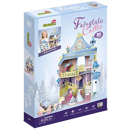 3D Puzzle Peri Masalı Şatosu