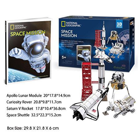 CubicFun National Geographic Kids 3D Puzzle Space Mission