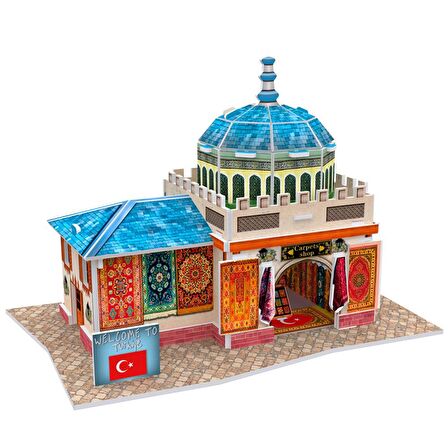 3D Puzzle/Maket Türk Halı Mağazası (26 Parça)