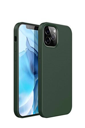 iPhone 12 Pro Max Kılıf Microfiber Astarlı, Dayanıklı, Silinebilir