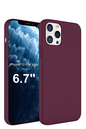 iPhone 12 Pro Max Kılıf Microfiber Astarlı, Dayanıklı, Silinebilir